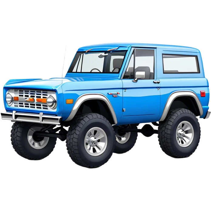 Ford Bronco - Ford (Model Year: 2021) (Iconic colour: Blue) emoji