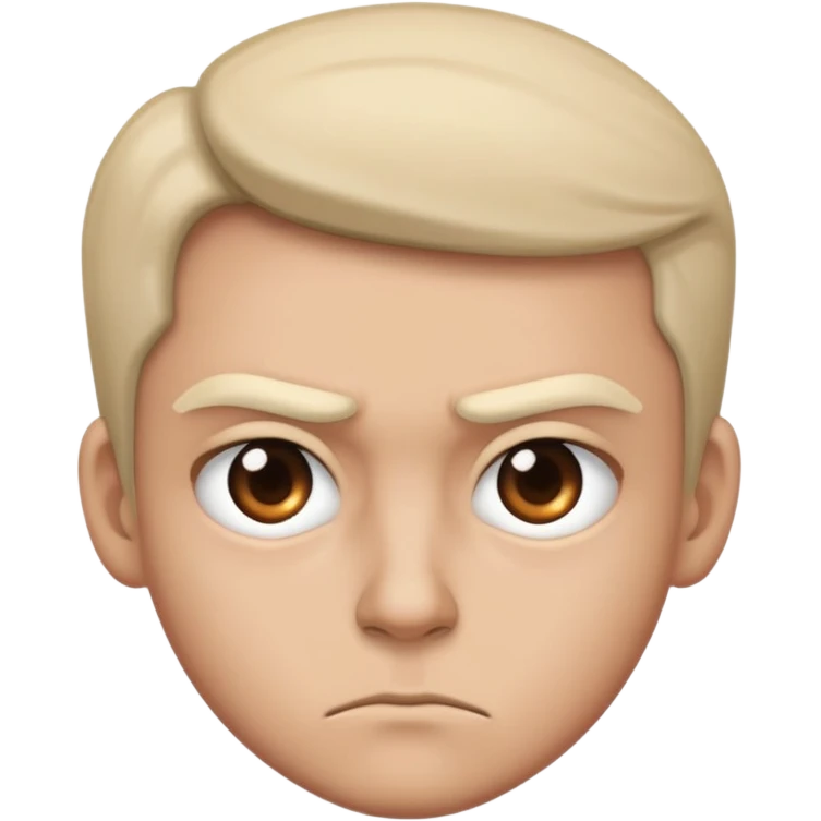 Mean Side eye emoji