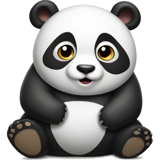 Fat panda emoji