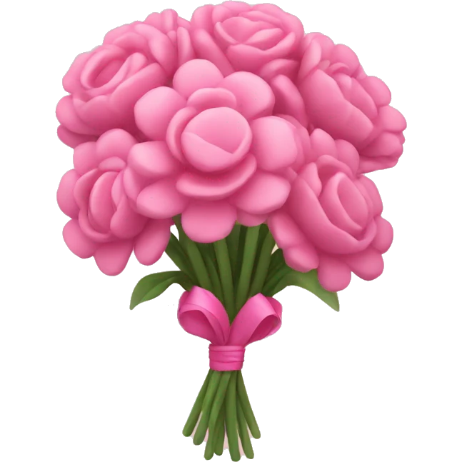 pink flower bouquet  emoji