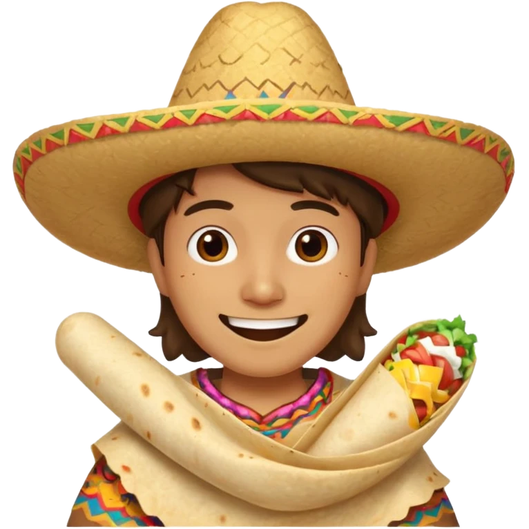 resting burrito face emoji