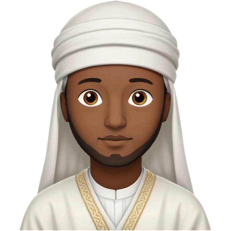 black Muslim men emoji