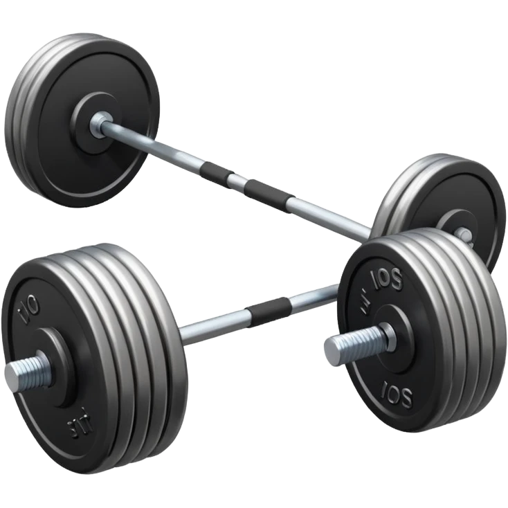 a barbell emoji