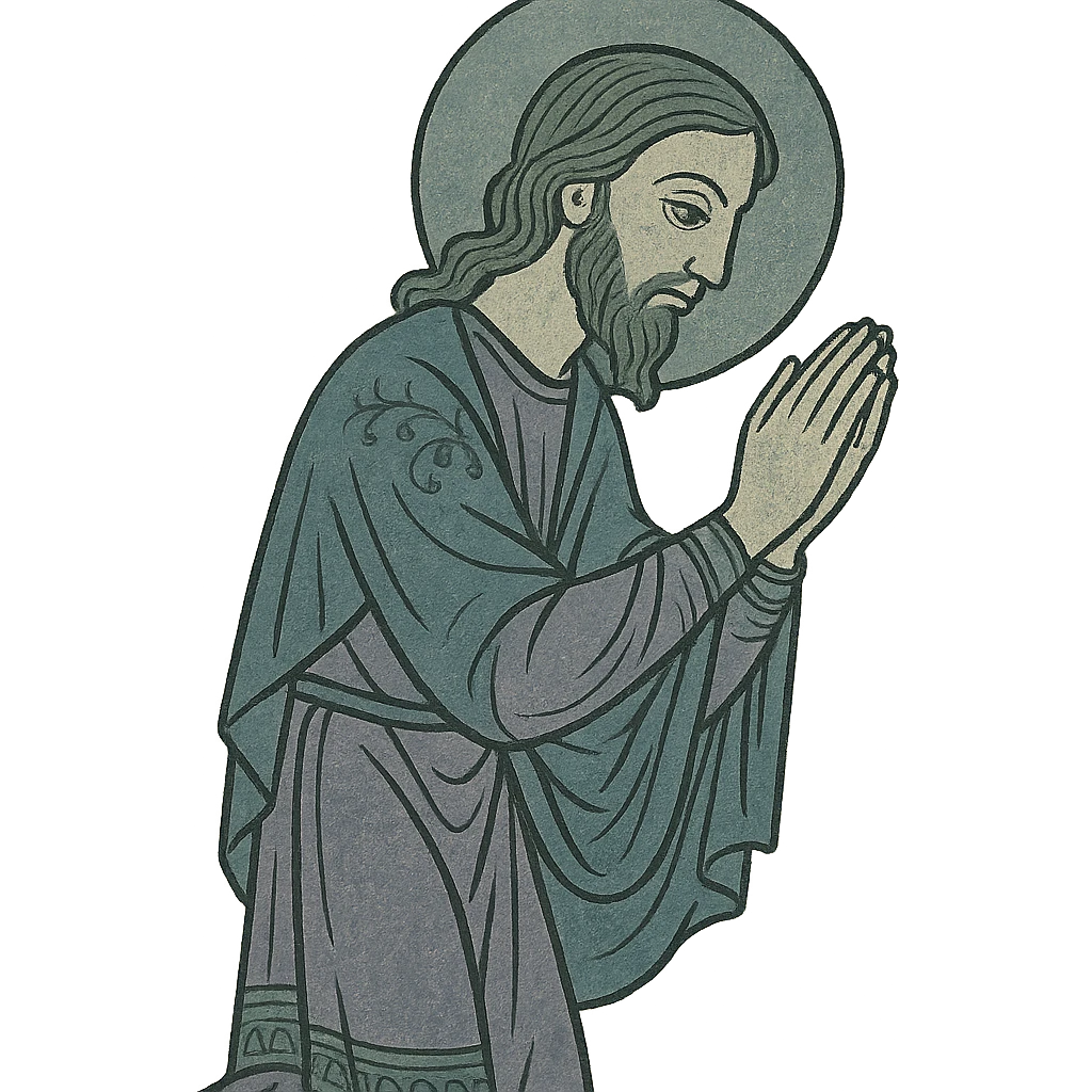 jesus praying  emoji