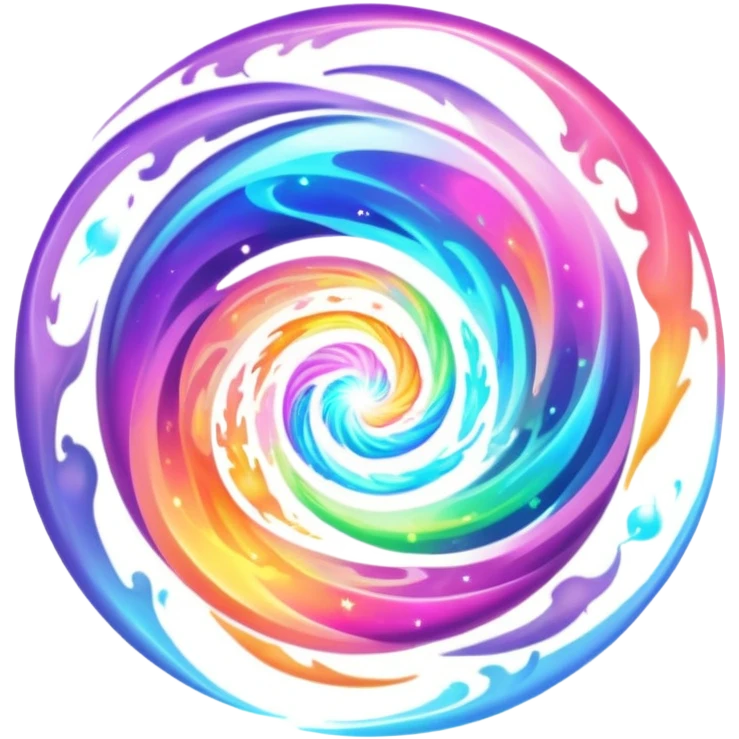 magical portal with swirling colors and mystical energy emoji