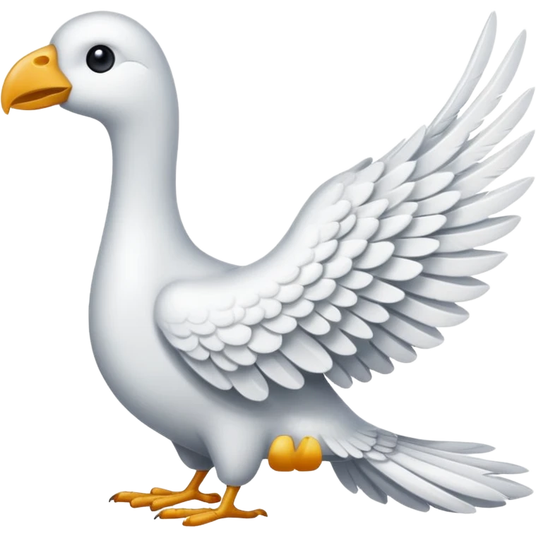 Only a wing not a bird emoji