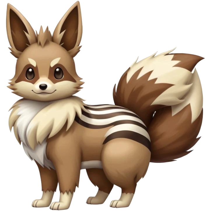 zigzagoon-Eevee-linoone-furret emoji