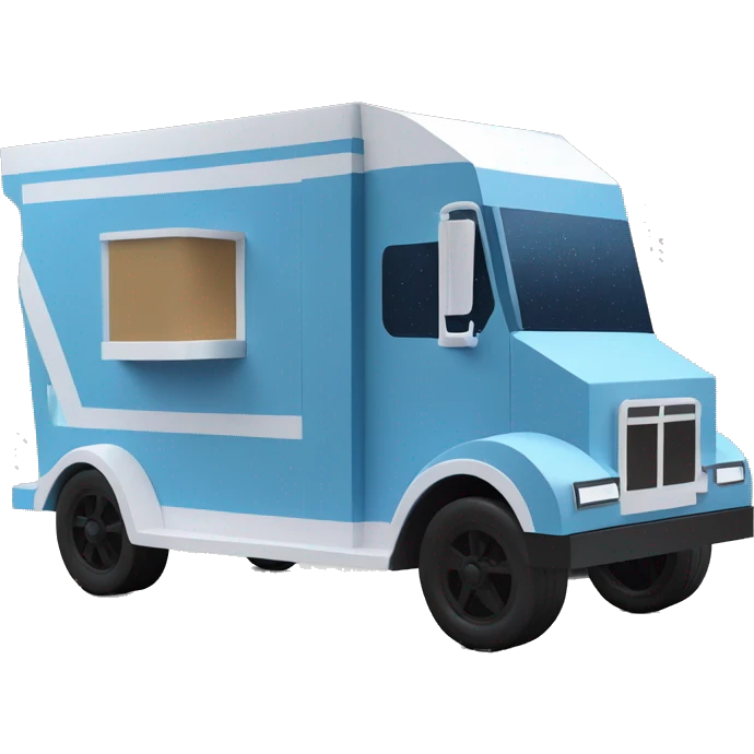 papercraft, darth Vader’s 2026 pearl-blue ice-cream step van emoji
