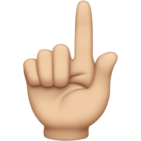 Rock on sign emoji