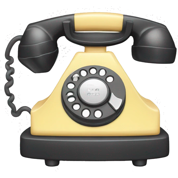 swiss cheese rotary phone emoji