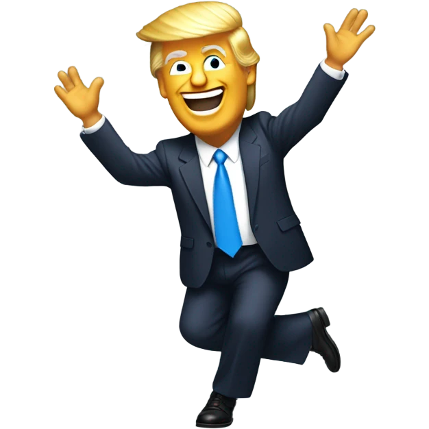 Donald Trump dancing emoji