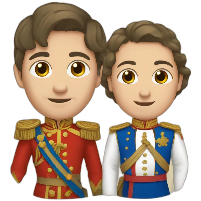 Russie et France emoji