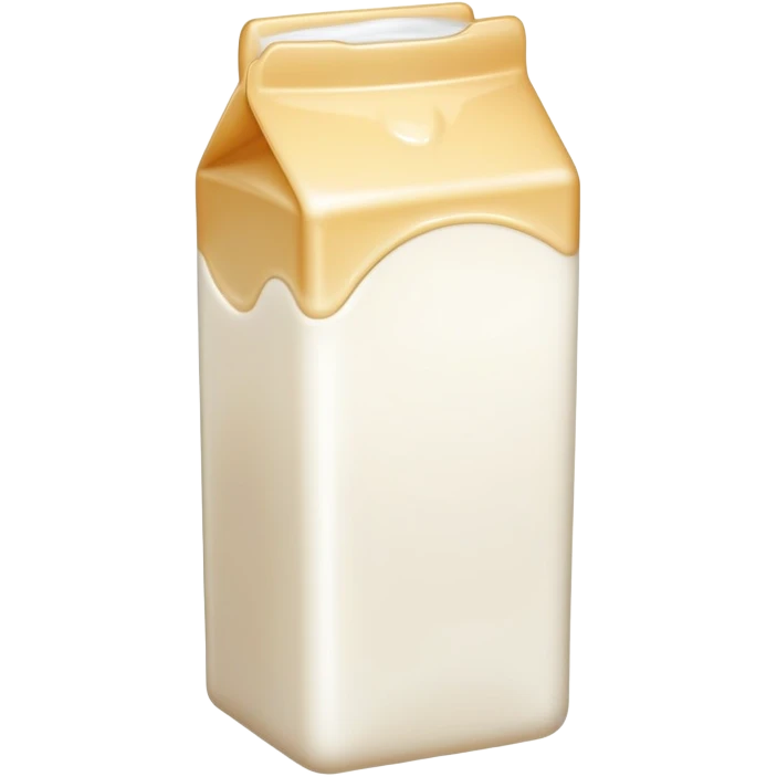 Milk-colored neckline emoji