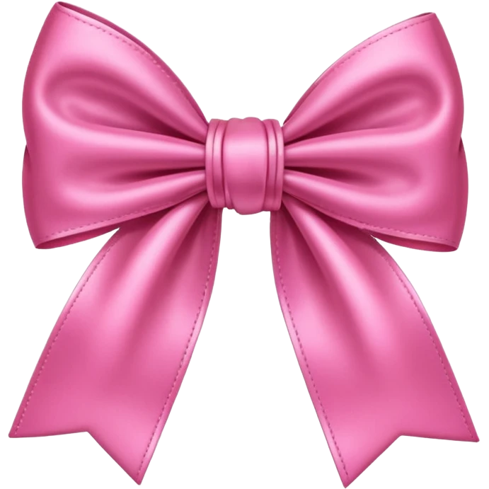 Pink bow emoji