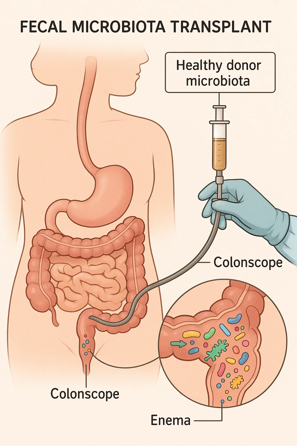 trapianto della flora microbica intestinale, operazione emoji