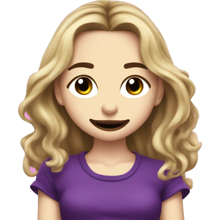 Sabrina Carpenter eating an eggplant emoji