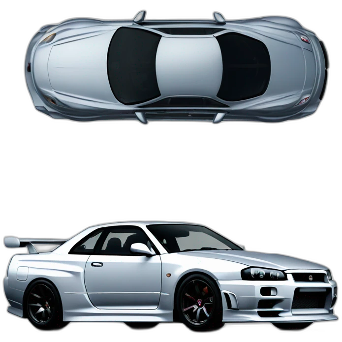 Nissan Skyline gtr r34 emoji