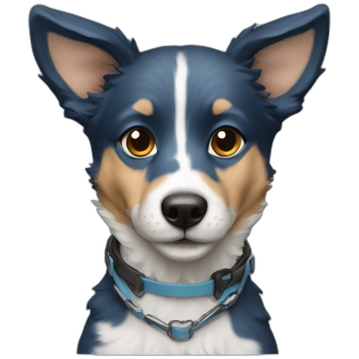 Blue healer emoji
