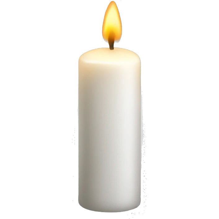 white-candle emoji