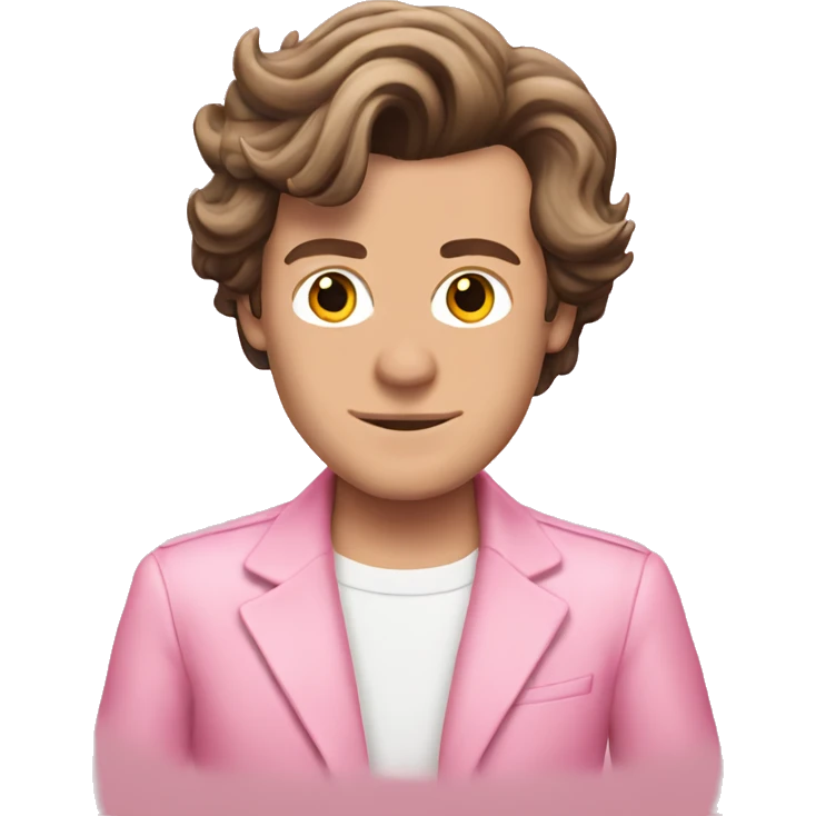 Harry styles in pink outfit emoji