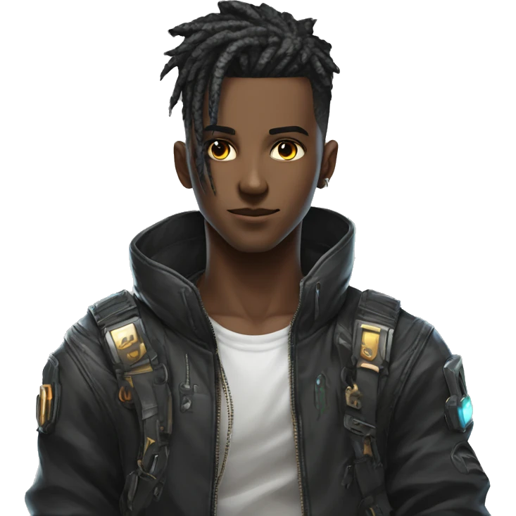 gamer men anime cyberpunk emoji