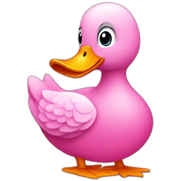 pink duck emoji