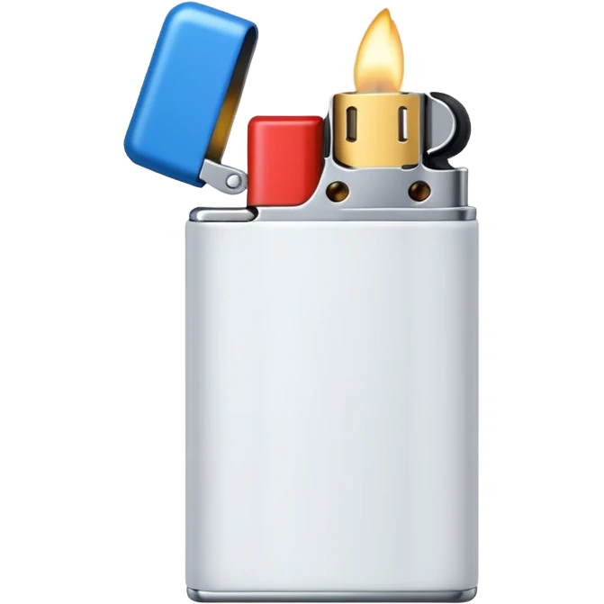white lighter emoji