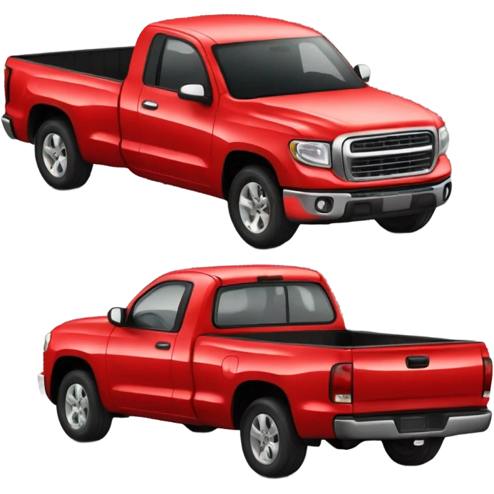 Red truck emoji