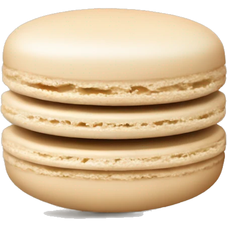 beige macaron emoji