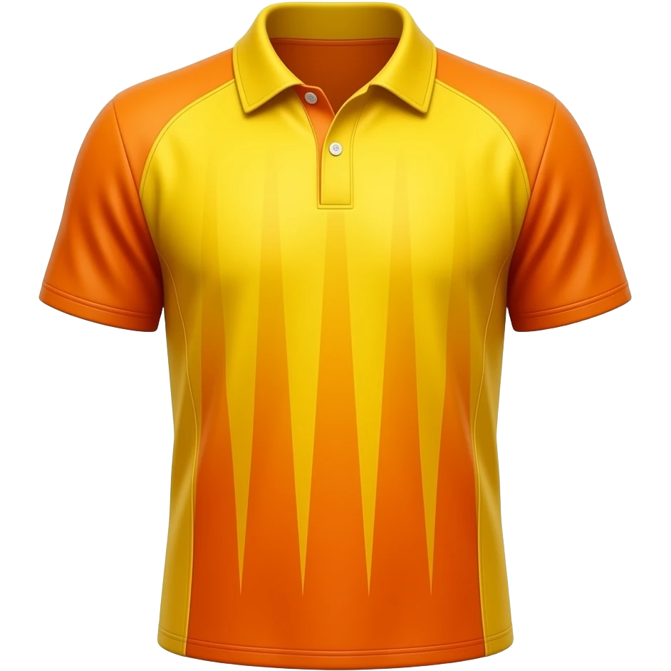 cricket jersy yellow orange emoji