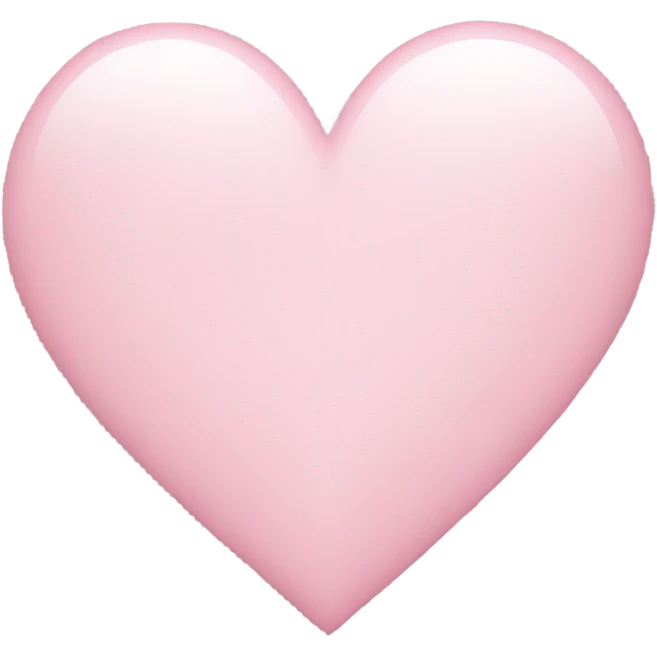 Light pink heart  emoji