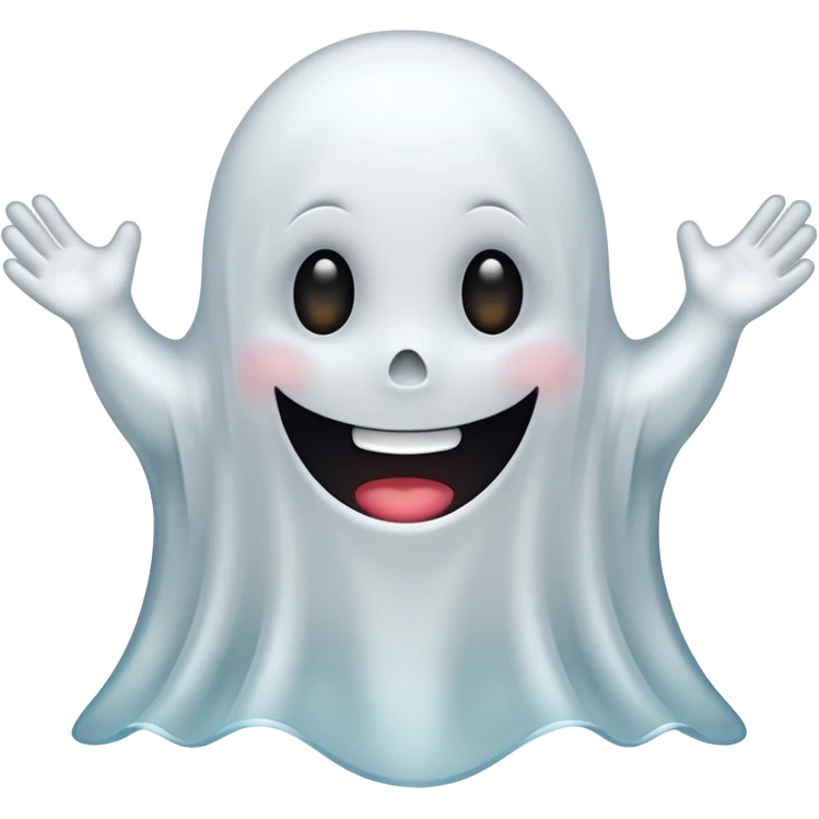 happy ghost emoji