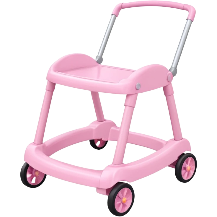pink baby walker emoji