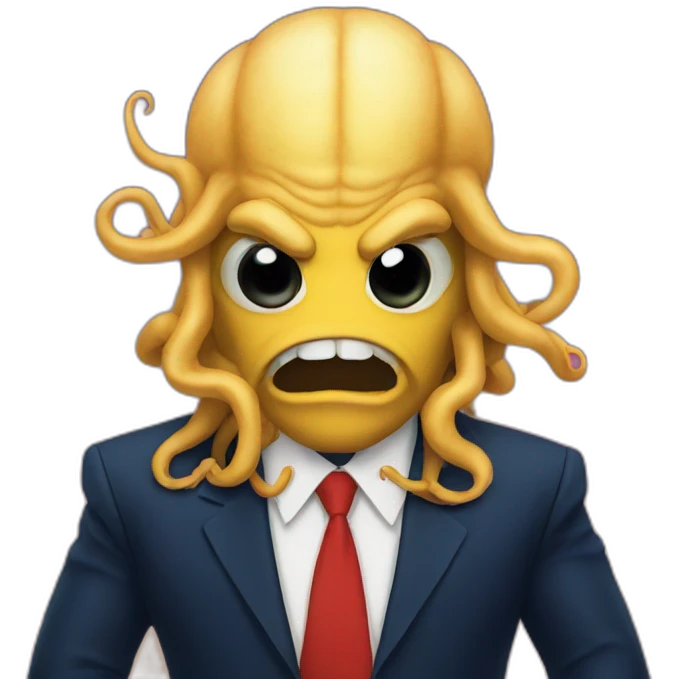 Trump as kraken emoji