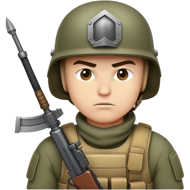 Quelqu un qui va à la guerre  emoji