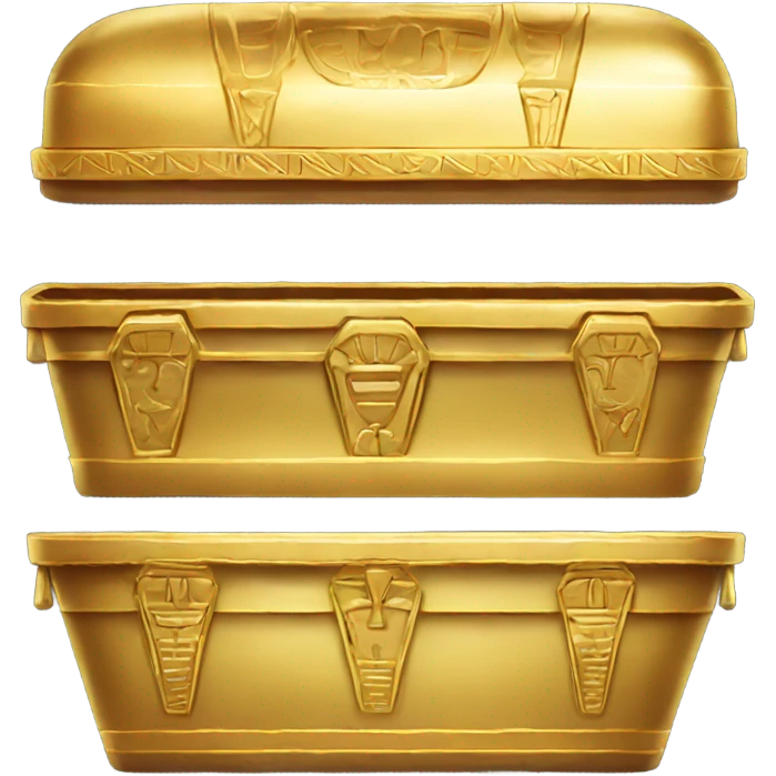 gold egyptian coffin emoji