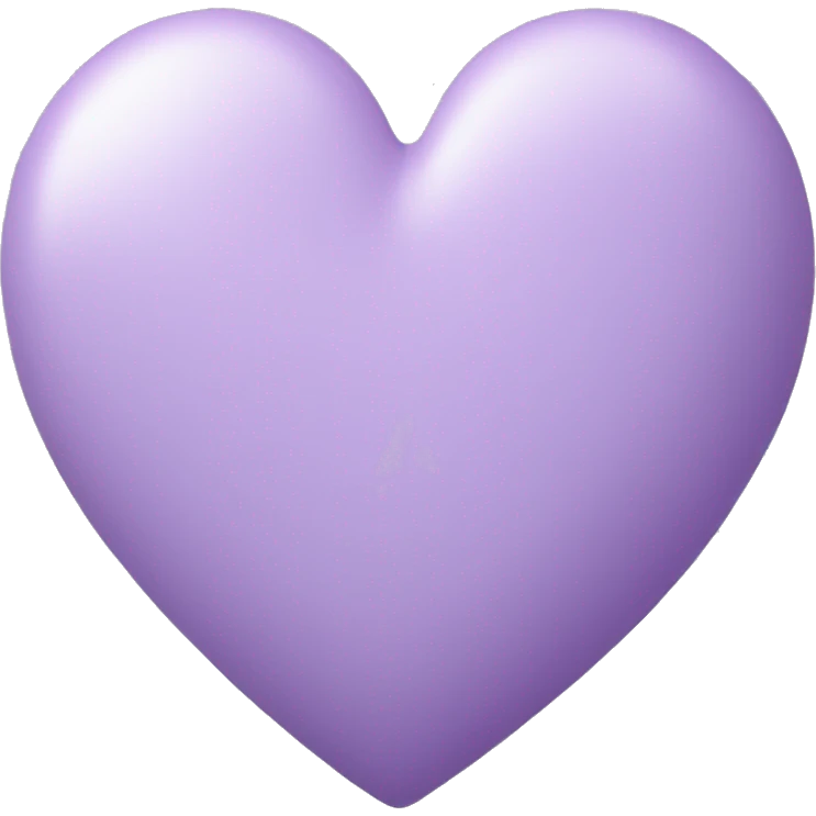 Pastel purple heart emoji
