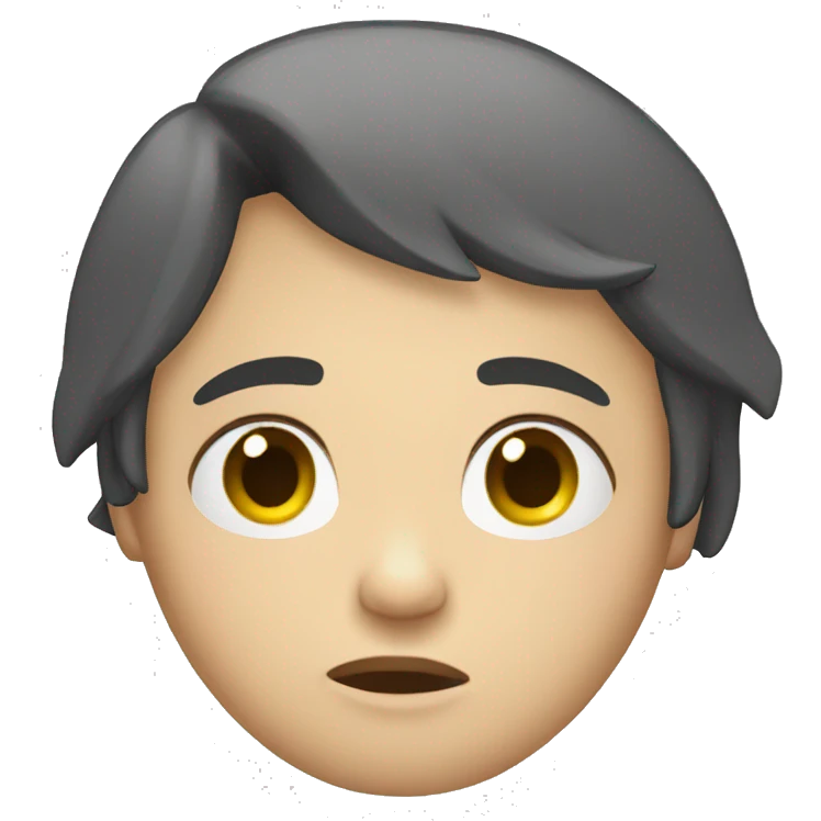 Carita de personaje sad  emoji