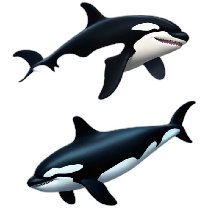Killer whales emoji