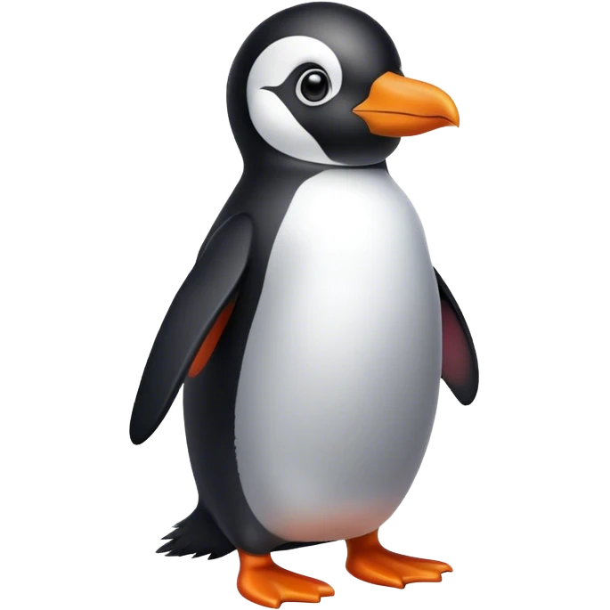 Pingüino negro emoji