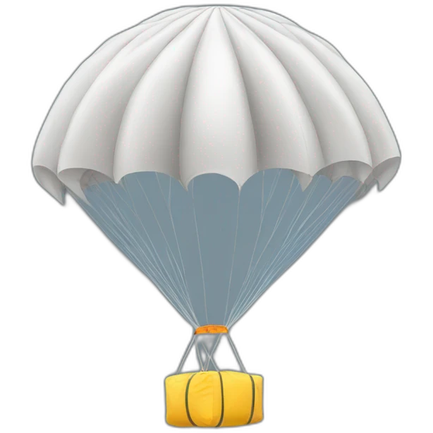 fast parachute emoji
