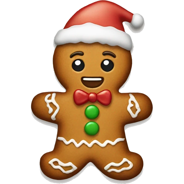 Christmas gingerbread  emoji