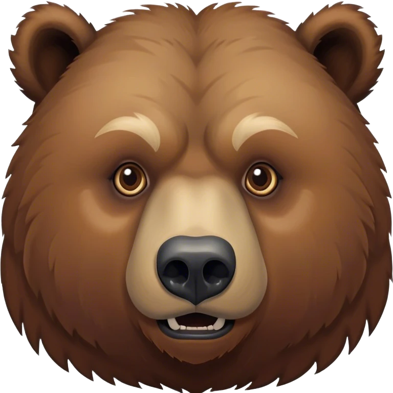 rough grizzly bear with scar over his eye emoji