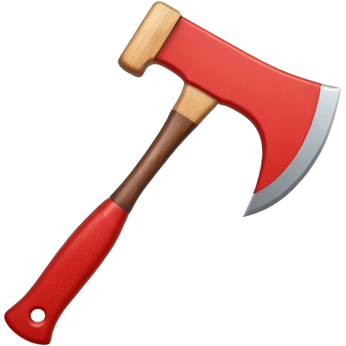 A red Axe  emoji