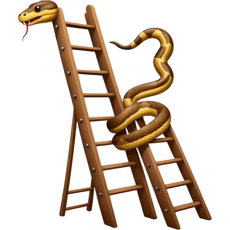 snake on a ladder emoji