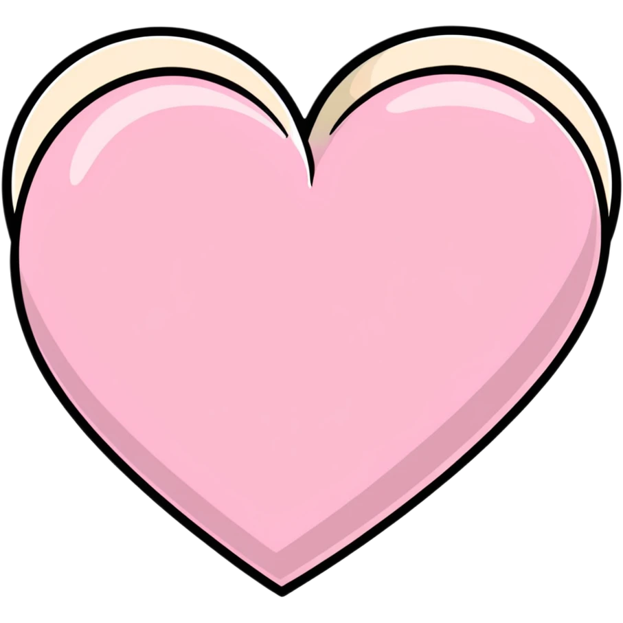 Pink heart emoji