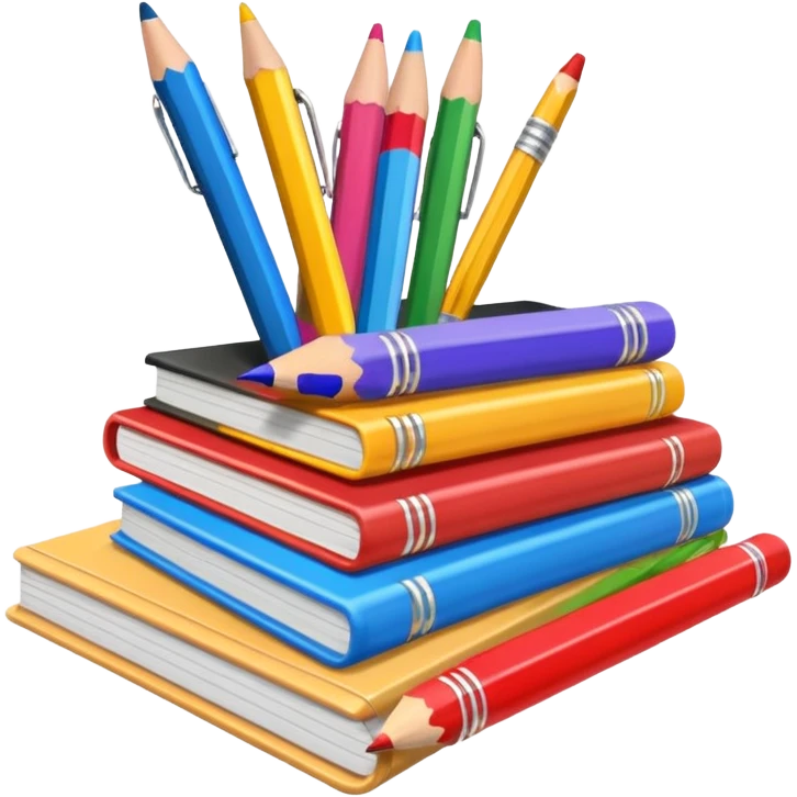 school supplies emoji