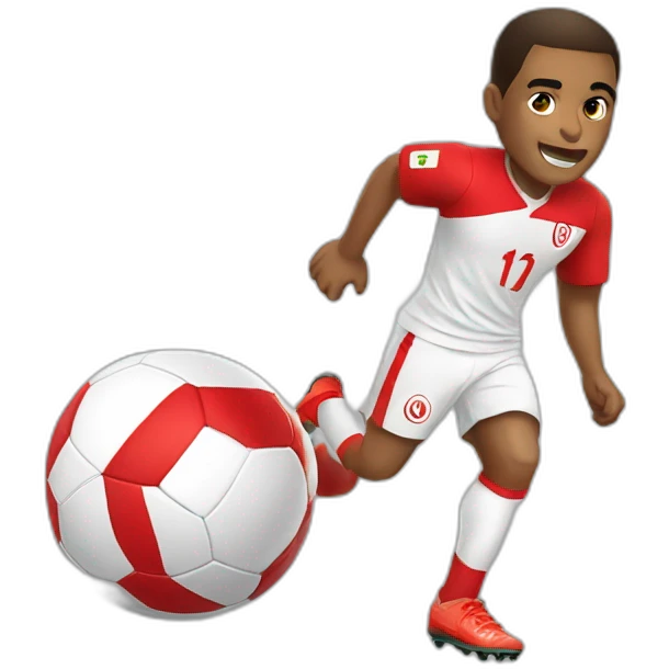 Football Tunisia emoji