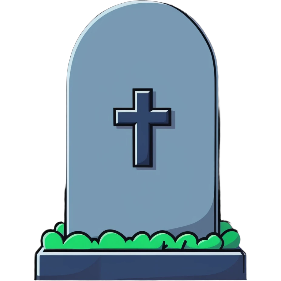 tombstone emoji