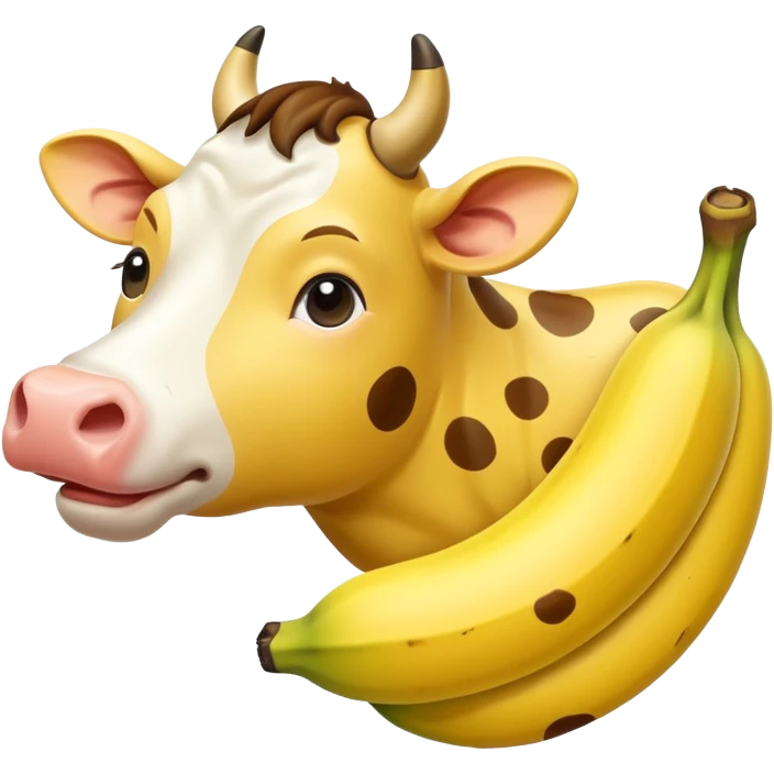 Banana cow emoji